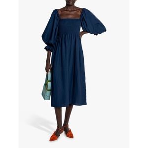 opt Athena Square Neck Midi Dress